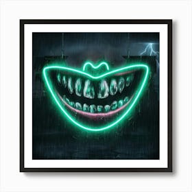 Clown'S Mouth Art Print