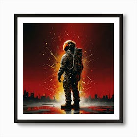 Astronaut 100 Art Print