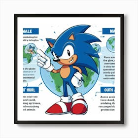 Sonic The Hedgehog 37 Art Print