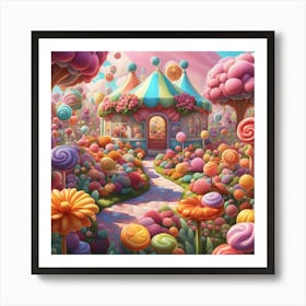 Secret Flower Garden Art Print