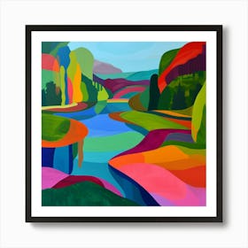 Abstract Park Collection Golden Gate Park Kiev 2 Art Print