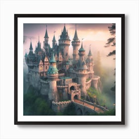 Fairytale Castle Art Print