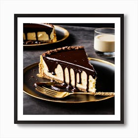 Chocolate Cheesecake Art Print