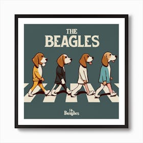 The Beagles Art Print