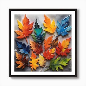 Autumn Leaves 3 Art Print