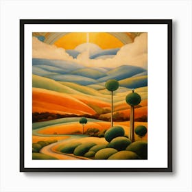 'Sunrise' 4 Art Print