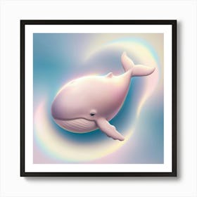 Whale In The Sky Art Print