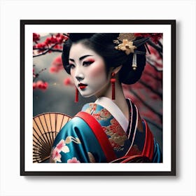 Geisha 164 Art Print