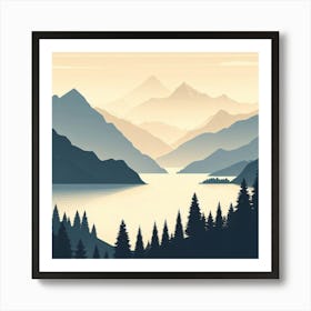 The Silent Lake Art Print