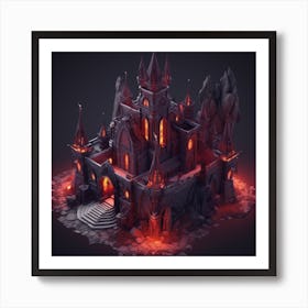 Castle In The Dark Art Print