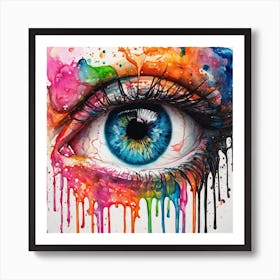 Eye Of The Rainbow Art Print