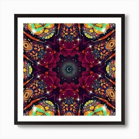 Psychedelic Mandala 59 Art Print