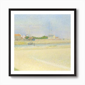The Chanel Of Gravelines, Georges Seurat Art Print