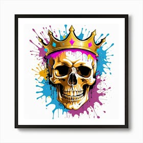 Graffiti Skull 1 Art Print