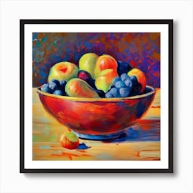 Fruit Bowl Art Print