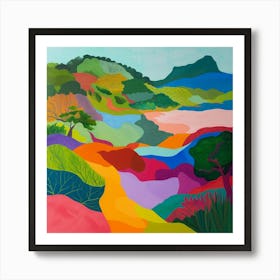 Abstract Travel Collection Saint Lucia 1 Art Print