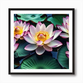 Lotus Flower 69 Art Print