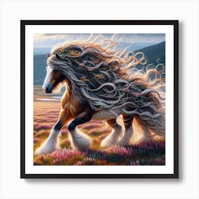 Horse In The Meadow Art Print