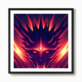 Dragon Head Art Print