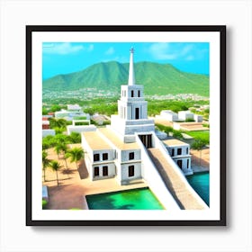 Temple Of Jesus Christ Art Print