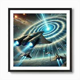 Nebula Harrier Emp Field Art Print