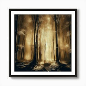 Dark Forest 39 Art Print