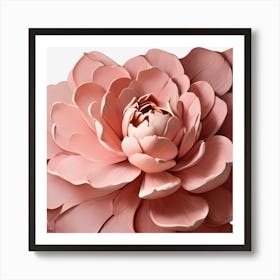 Pink Peony Art Art Print