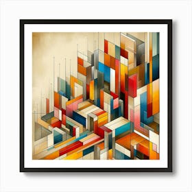 Abstract City 1 Art Print