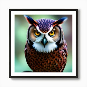 Owl Art Print