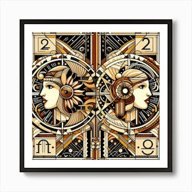 Art Deco 9 Art Print