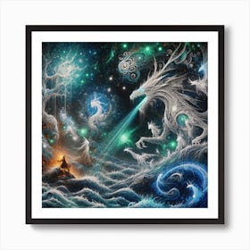 Dragons Art Print