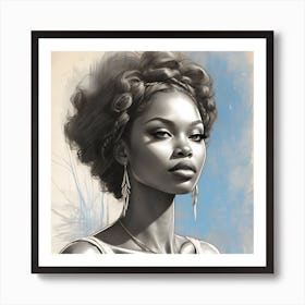 African American Woman Art Print