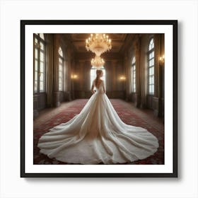 Wedding Dress 5 Art Print