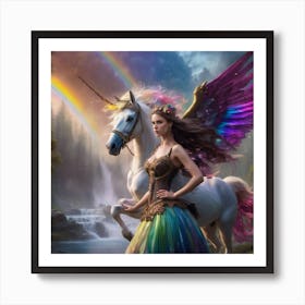 Unicorn Fairy 1 Art Print