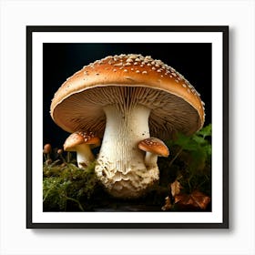 Mushroom Stock Photos & Royalty-Free Footage Art Print