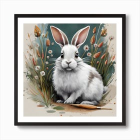 Realistic rabbit painting on canvas, Detailed bunny artwork in acrylic, Whimsical rabbit portrait in watercolor, Fine art print of a cute bunny, Rabbit in natural habitat painting, Adorable rabbit illustration in art, Bunny art for home decor, Rabbit lover's delight in artwork, Fluffy rabbit fur in art paint, Easter bunny painting print.
Rabbit art, Bunny painting, Wildlife art, Animal art, Rabbit portrait, Cute rabbit, Nature painting, Wildlife Illustration, Rabbit lovers, Rabbit in art, Fine art print, Easter bunny, Fluffy rabbit, Rabbit art work, Wildlife Decor 3 Art Print