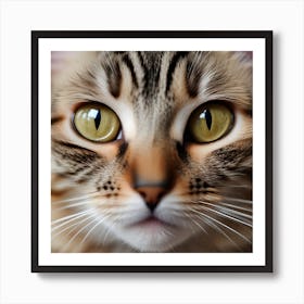 Portrait Of A Cat Art Print