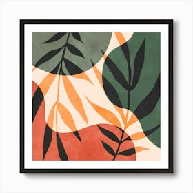 Botanical and tropical floral I Art Print