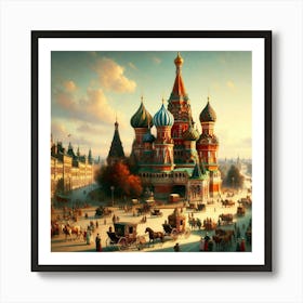 Moscow 6 Art Print