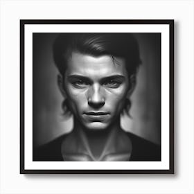 Portrait Of A Young Man Art Print