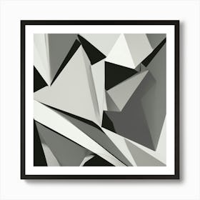 Abstract Geometric Shapes Art Print