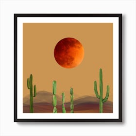 High And Dry Square Art Print