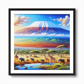 Kilimanjaro Art Print