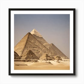 Pyramids Of Giza 1 Art Print