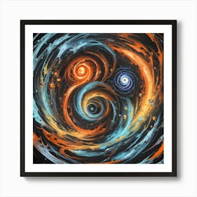 Yin Yang 6 Art Print