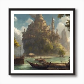 Fantasy Castle 68 Art Print