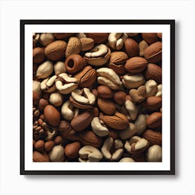 Nuts And Seeds 13 Art Print