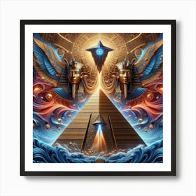 Egyptian Alchemy: Unraveling the Secrets of Ancient Magic Art Print