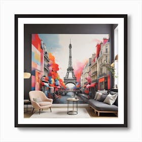 Paris Wall Mural 1 Art Print