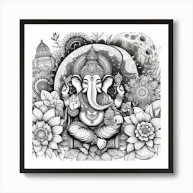 Ganesha 11 Art Print